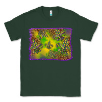 Sports Green mardi gras background Classic Tee - BarkalooDesign