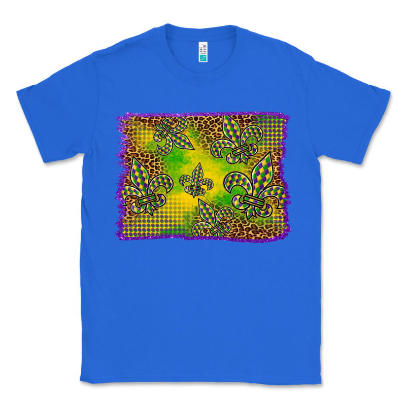 Mardi Gras Background Classic Tee by BarkalooDesign | Teevron