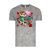 Cloud Rock cupid with arrows and stars Vintage Tee - AdoDesignShop