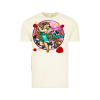 Vintage Arctic cupid with arrows and stars Vintage Tee - AdoDesignShop