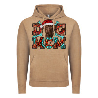 Vintage Coffee dog mom christmas with labrador Vintage Hoodie - RanaPortraitStore