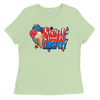 Matcha sweet land of liberty Ladies Tee - Zillion Design Studio