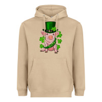 Mushroom st. patrick's day lucky baby pig Heavyweight Hoodie - RanaPortraitStore