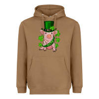 Toasted Coconut st. patrick's day lucky baby pig Heavyweight Hoodie - RanaPortraitStore