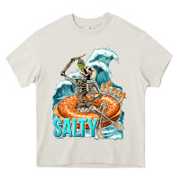Cream stay salty Heavy Core Tee - texasbilliewilder