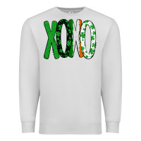 Dove Grey st. patrick's day xoxo Premium Sweatshirt - Bettercallsaul