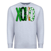 Heather Grey st. patrick's day xoxo Premium Sweatshirt - Bettercallsaul