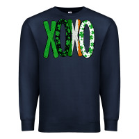 Navy st. patrick's day xoxo Premium Sweatshirt - Bettercallsaul