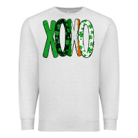 Oatmeal Heather st. patrick's day xoxo Premium Sweatshirt - Bettercallsaul