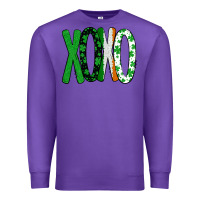 Purple st. patrick's day xoxo Premium Sweatshirt - Bettercallsaul