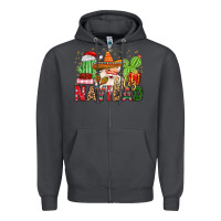Smoke feliz navidad santa Zipper Hoodie - MaliasSmallBusiness