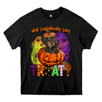 Black did somebody say treat Heavy Core Tee - BarkalooDesign