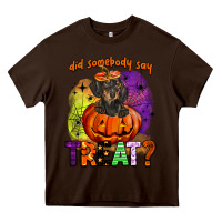 Chocolate Brown did somebody say treat Heavy Core Tee - BarkalooDesign