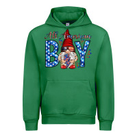 Emerald All American boy with gnome Urban Hoodie - HowdyJamesFarm
