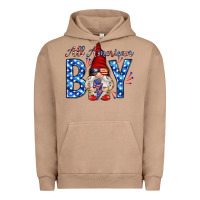 Pigment Burro All American boy with gnome Urban Hoodie - HowdyJamesFarm