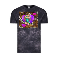Cloud Black cupid and heart Vintage Tee - AdoDesignShop