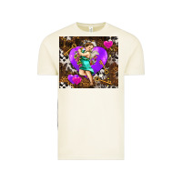 Vintage Arctic cupid and heart Vintage Tee - AdoDesignShop