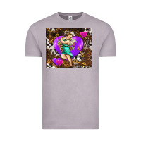 Vintage Zinc cupid and heart Vintage Tee - AdoDesignShop