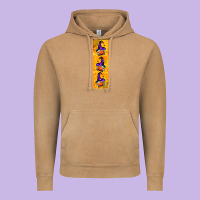 Halloween Gnome Pen Wrap Vintage Hoodie Designed By Bundleandbundleshop