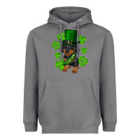 Storm st. patrick's day lucky dachshund puppy Heavyweight Hoodie - RanaPortraitStore