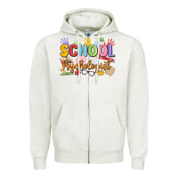 Oatmeal Heather school psychologist Zipper Hoodie - MaliasSmallBusiness