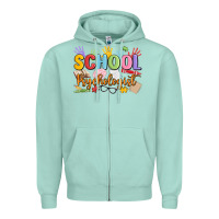 Seafoam school psychologist Zipper Hoodie - MaliasSmallBusiness