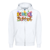 White school psychologist Zipper Hoodie - MaliasSmallBusiness