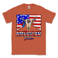 Copper American junkie Classic Tee - CowhideDigitalArt