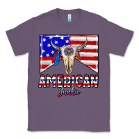 Lavender American junkie Classic Tee - CowhideDigitalArt