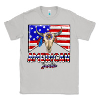 Moon Dust American junkie Classic Tee - CowhideDigitalArt