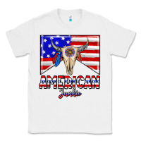 White American junkie Classic Tee - CowhideDigitalArt