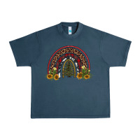 Midnight Navy rainbow tree Urban Heavy Tee - AdoDesignShop