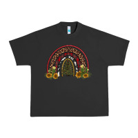 Pigment Black rainbow tree Urban Heavy Tee - AdoDesignShop