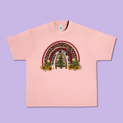 Rainbow Tree Urban Heavy Tee Designed By Adodesignshop