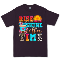 Plum rise and shine coffee time Premium Tee - Zillion Design Studio