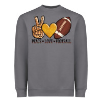Storm peace love football Heavyweight Sweatshirt - AdoDesignShop