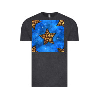 Vintage Black 4th of july leopard stars seamless pattern Vintage Tee - BundleAndBundleShop