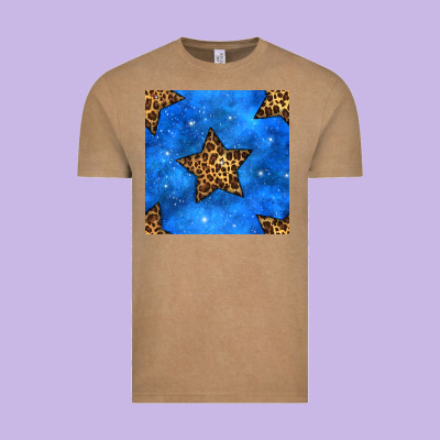 4th Of July Leopard Stars Seamless Pattern Vintage Tee Designed By Bundleandbundleshop