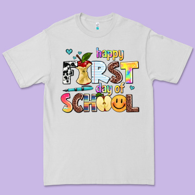 Happy First Day Of School Premium Tee Designed By Adodesignshop