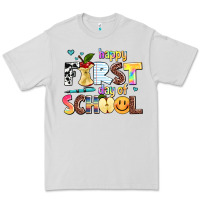 Dove Grey happy first day of school Premium Tee - AdoDesignShop