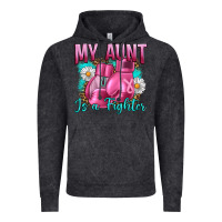 Vintage Black Breast Cancer My Aunt İs A Fighter Vintage Hoodie - Artiststas