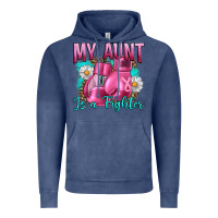 Vintage Denim Breast Cancer My Aunt İs A Fighter Vintage Hoodie - Artiststas