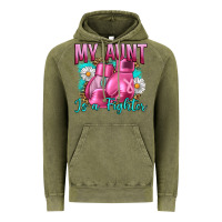 Vintage Olive Breast Cancer My Aunt İs A Fighter Vintage Hoodie - Artiststas