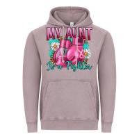 Vintage Zinc Breast Cancer My Aunt İs A Fighter Vintage Hoodie - Artiststas