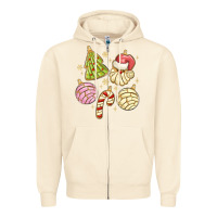 Sandshell christmas conchas Zipper Hoodie - MaliasSmallBusiness