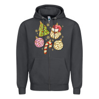 Smoke christmas conchas Zipper Hoodie - MaliasSmallBusiness