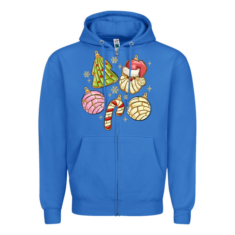 Christmas Conchas Zipper Hoodie by MaliasSmallBusiness | Teevron