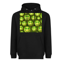 Black st. patrick's day lucky face Heavyweight Hoodie - RanaPortraitStore