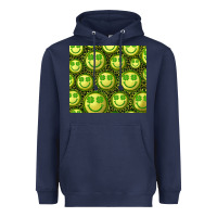 Navy st. patrick's day lucky face Heavyweight Hoodie - RanaPortraitStore