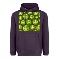 Plum st. patrick's day lucky face Heavyweight Hoodie - RanaPortraitStore